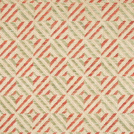 Lee Jofa VERBIER DIAMOND JADE/RED Fabric