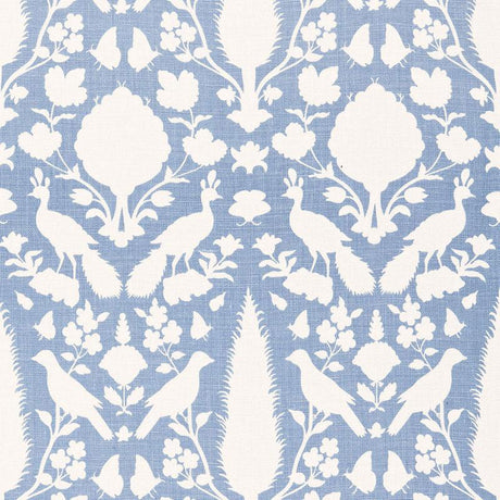 Schumacher Chenonceau Sky Fabric