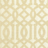Schumacher Imperial Trellis Ii Sand / Ivory Fabric