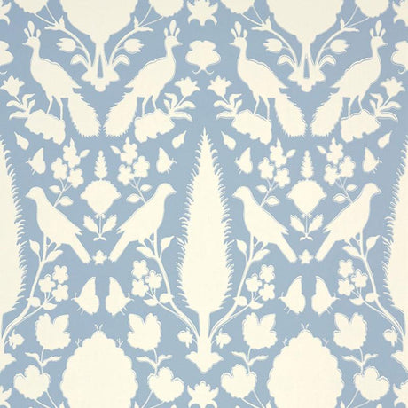 Schumacher Chenonceau Sky Wallpaper