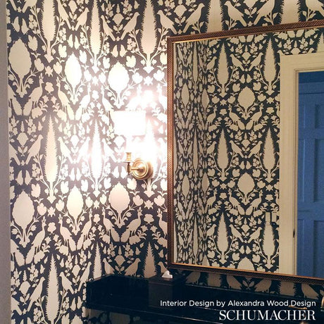 Schumacher Chenonceau Sky Wallpaper
