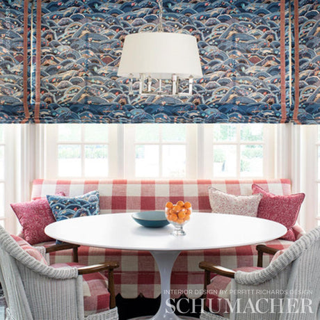 Schumacher Rolling Hills Blues Fabric