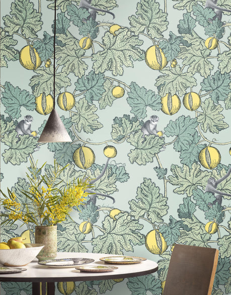 Cole & Son FRUTTO PROIBITO SEAFOAM & LEMON Wallpaper