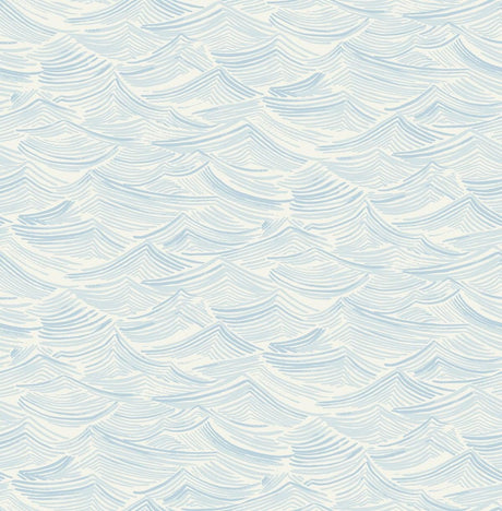 Seabrook Calm Seas Blue Wallpaper