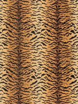 Scalamandre Tigre Ivory, Gold & Black Upholstery Fabric