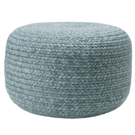 Jaipur Living Saba Solar Grayton Solid Blue 18" x 18" x 12" Accent Furniture