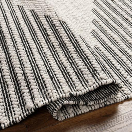 Surya Daffodil DFF-2306 Black Ivory 2'6" x 8' Rug