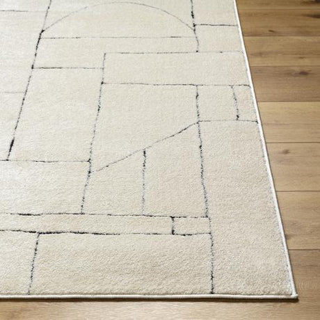 Surya Freud FEU-2307 Black Ivory 9'2" x 12' Rug