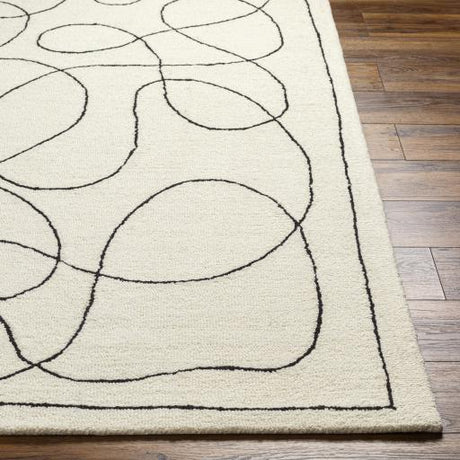 Surya Granada GND-2344 Beige Black 5' x 7'6" Rug