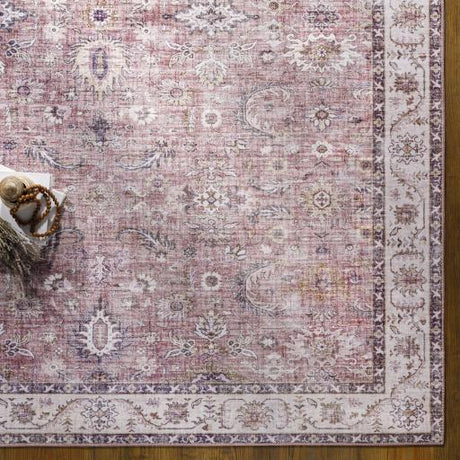 Surya Iris IRS-2305 Beige Burgundy 2'6" x 7'6" Rug