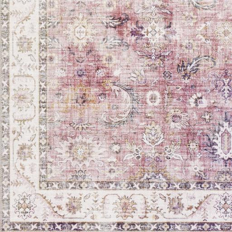 Surya Iris IRS-2305 Beige Burgundy 2'6" x 7'6" Rug