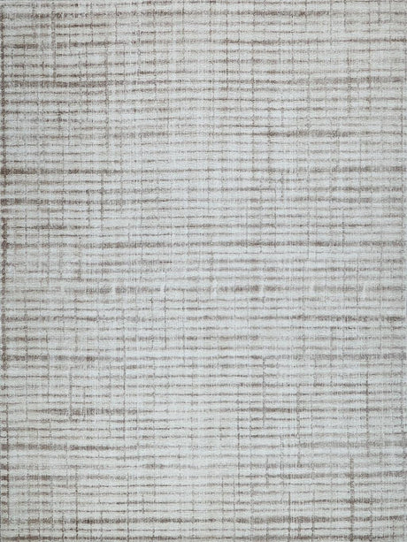Exquisite Allure Hand-loomed Wool/Bamboo Silk Beige/Brown Area Rug 9.0'X12.0' Rug
