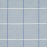 Schumacher Frannie Windowpane China Blue Fabric
