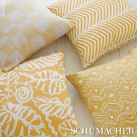 Schumacher Colma Indoor/Outdoor Marigold Fabric