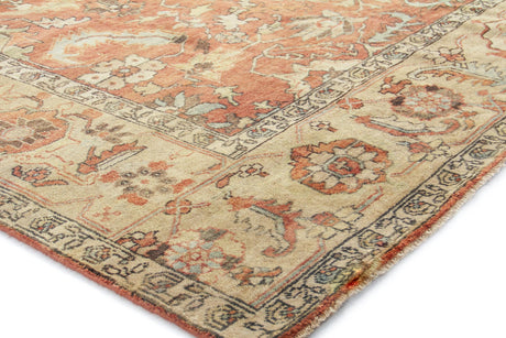 Exquisite Rugs Antique Weave Serapi Hand-Knotted New Zealand Wool 9204 Rust/Gold 12' x 15' Area Rug