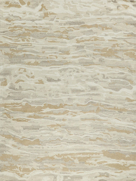 Exquisite Rugs Exquisite Rugs Cortero Handmade Hand Tufted New Zealand Wool 7158 Gold/Ivory 14' x 18' Area Rug
