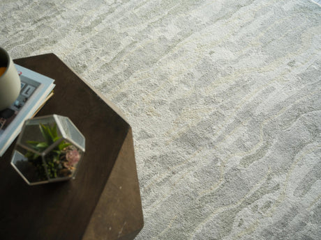 Exquisite Rugs Exquisite Rugs Cortero Handmade Hand Tufted New Zealand Wool Green/Ivory 8' x 10' Area Rug