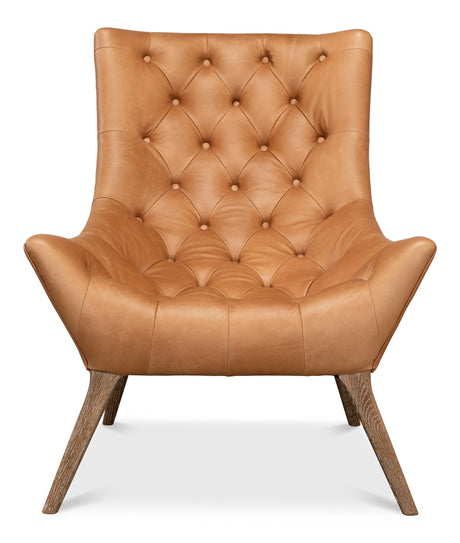 Sarreid Lola Leather Chair