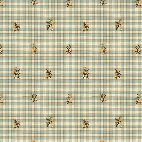 Brunschwig & Fils LA SEYNE FLEURI AQUA Fabric