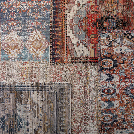 Jaipur Living Cicero Indoor/ Outdoor Medallion Multicolor/ Orange Area Rug (7'6"X9'6")